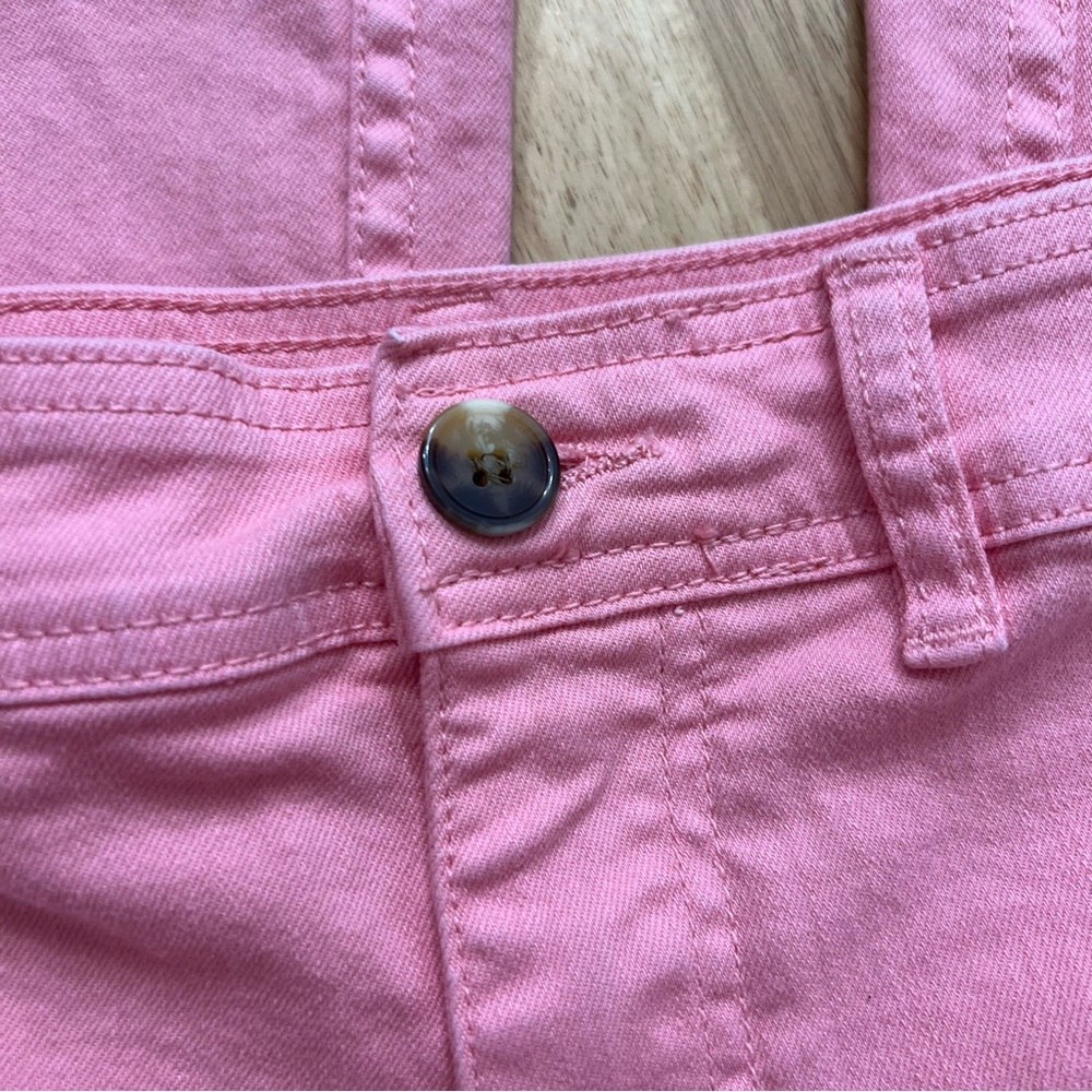 Billabong Pink Raw Hem Flare Jeans Girls Size 24 - Picture 2 of 9